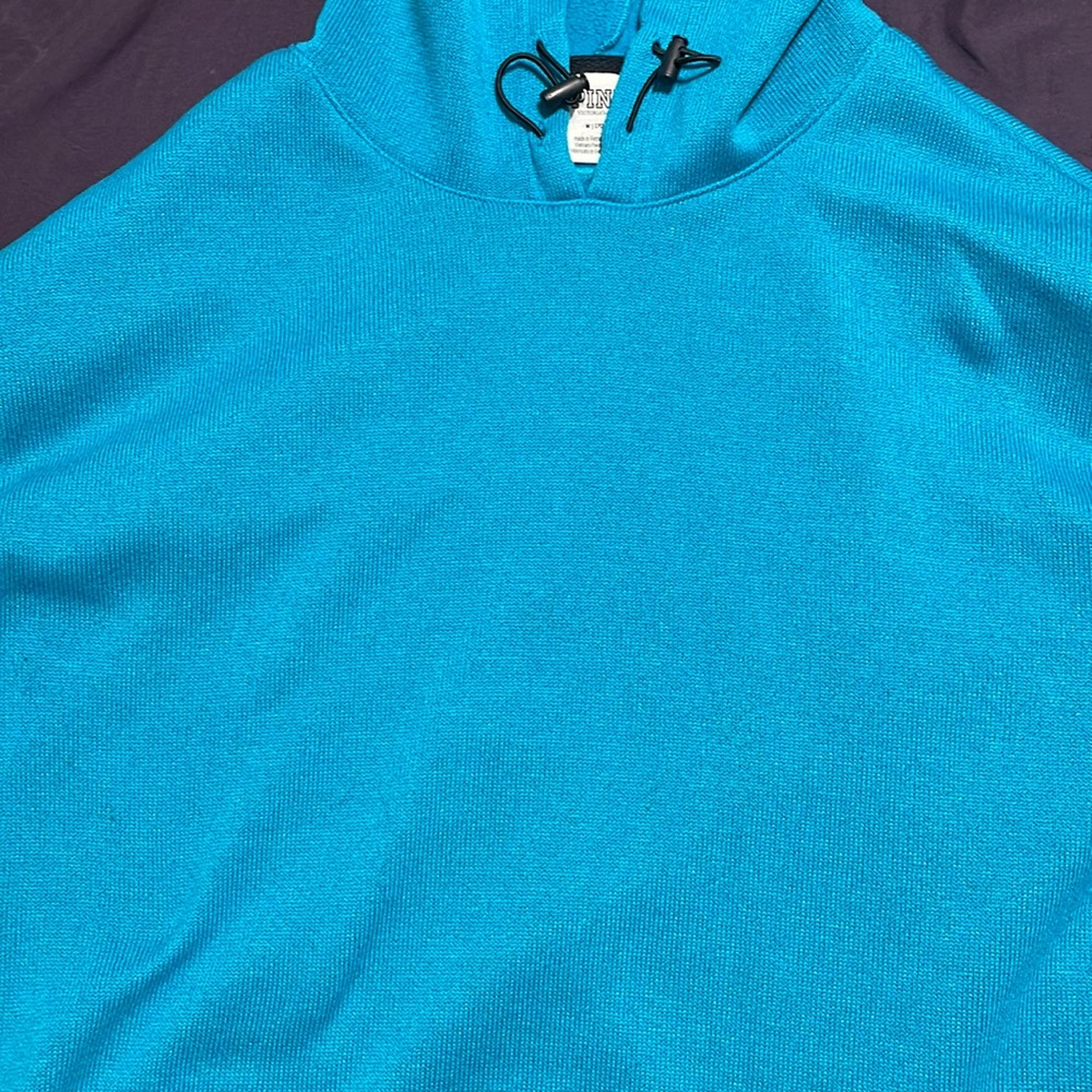 Medium Victoria secret pink hoodie in Teal
